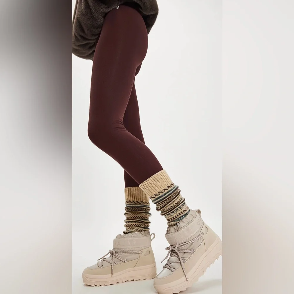 A NEW DAY Faux Fur Winter Boot Shoe Sherpa Chunky‎ Ski Bunny Snow Women NEW 8